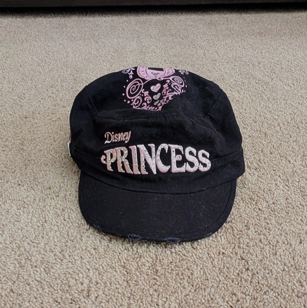 Disney Princess Black Cap with Pink Accent